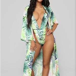 Cute one piece and cover up